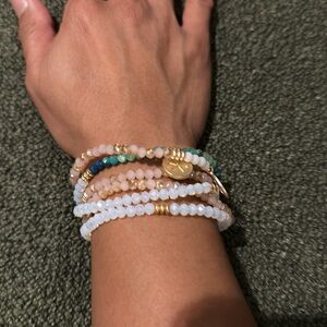 Erin Condren Wrap Bracelets Grateful Stackable Necklace Bracelet Anklet Sparkle